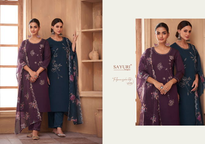 Sayuri Saffron Heavy Festive Wear Wholesale Designer Salwar Suits Catalog